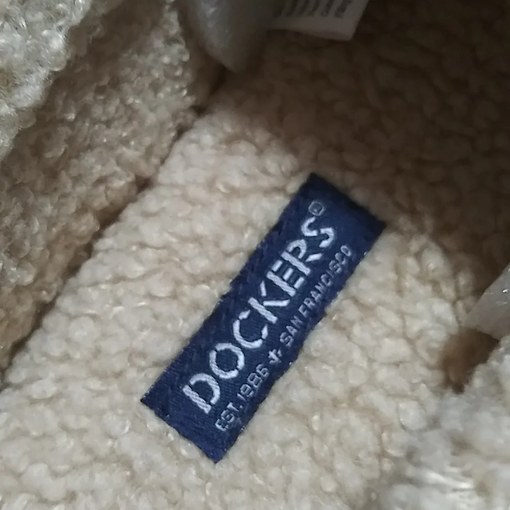New Dockers slippers.